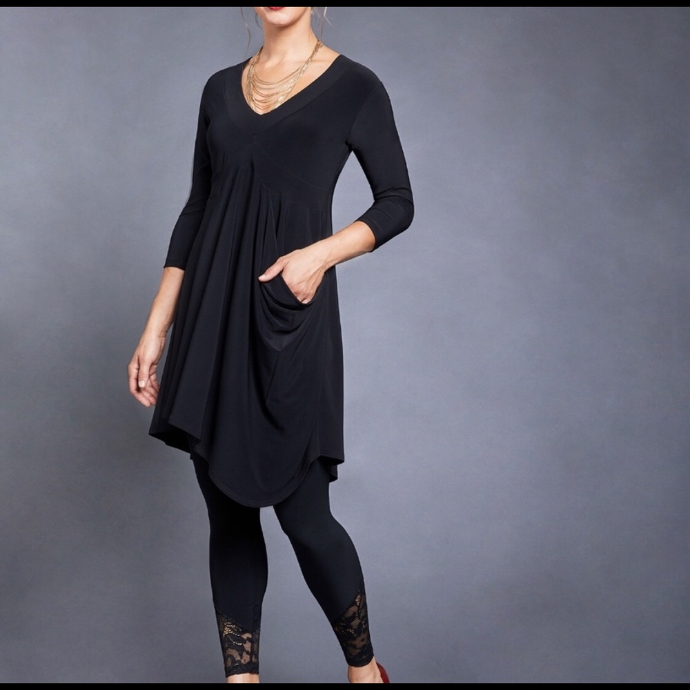 Sympli Soft Pocket Tunic Dress Size 6
